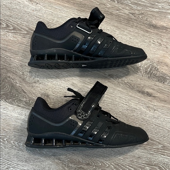 Adidas adipower triple black men’s weightlifting gym shoes size US 9.5 BA7923 main image 4